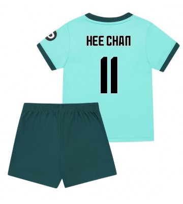 Wolves Hee-chan Hwang #11 Udebanetrøje Børn 2025-26 Kortærmet (+ Korte bukser)